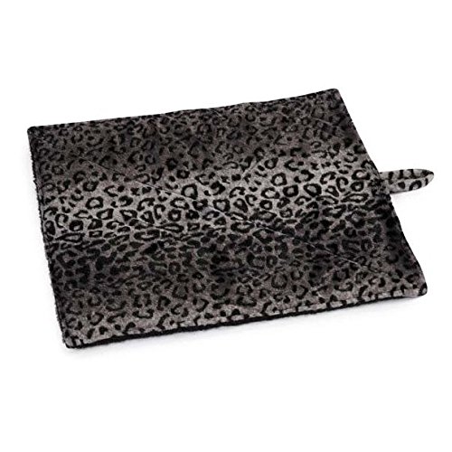 Prairie Horse Supply Quality Thermal Cat Mat And Free Cat Toy (Grey Leopard) (1 Mat) Cozy Self Heating Warming Kitty Kitten Puppy Small Dog Bed, Reversible Washable Pad, No Electricity #TOP1