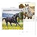2025 Horses Wall Calendar (Bilingual French)