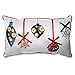 Pillow Perfect Holiday Ornaments Rectangular Throw Pillow, Red/Green