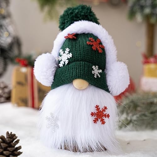 Weihnachtsdeko Weihnachten Wichtel Deko Wichtel Skandinavisch Weihnachtsmann Gnom Weihnachtsfiguren Weihnachtswichtel Plüsch Figuren Amerikanisch für Weihnachtsdekoration Weihnachts Tisch Deko (Grün)