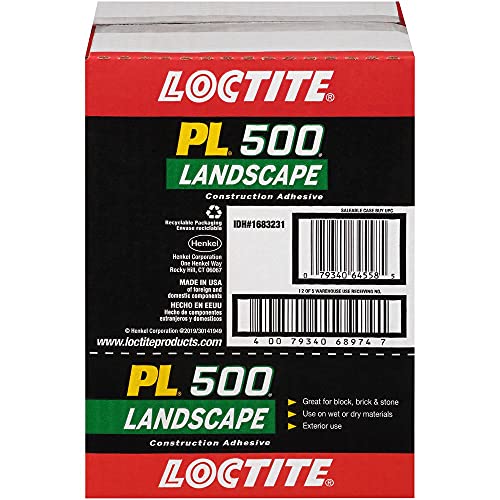 Loctite 1654392 Pl 500 Landscape Block And Paver Voc Construction Adhesive 10-Ounce Cartridge thumb #3