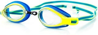 Spokey - Gafas de natación con protección UV y antivaho, color azul y amarillo