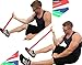 Resistance Bands - Yoga Fitness Bands - Progressive Loop Band Weights - Best Rehab - Weight Loss - Pilates - Crossfit - P90X - Endurance Training - Stretching - 10x2 in 4-Pack- NORISK Satisfaction