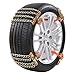 Produktbild BLUEDYYY Auto-Schneeketten für Autos/SUV/Truck/ATV Anti-überspringen Winter-Universal Security Ketten Breite 165-285Mm / 6.49-11.22Inch Sicherheit Notfall-EIS-Schnee Schlamm Sand,L