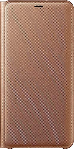 Image of Samsung Original Folio Wallet Cover Case for Galaxy A7 2018 - Gold