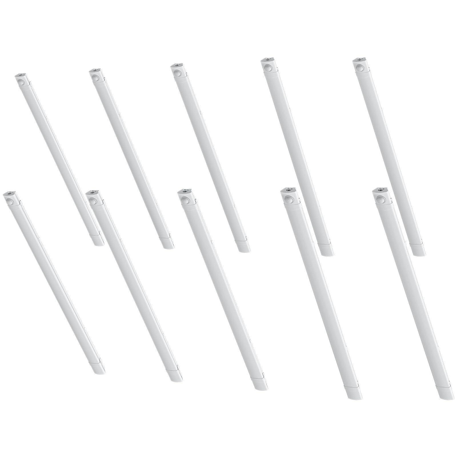 Viugreum 4FT 115CM LED Batten Light Motion Sensor 40W 6500K 10 Packs