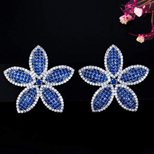Boucles d'oreilles zircon bleu foncé : finis les bijoux ternes en fête