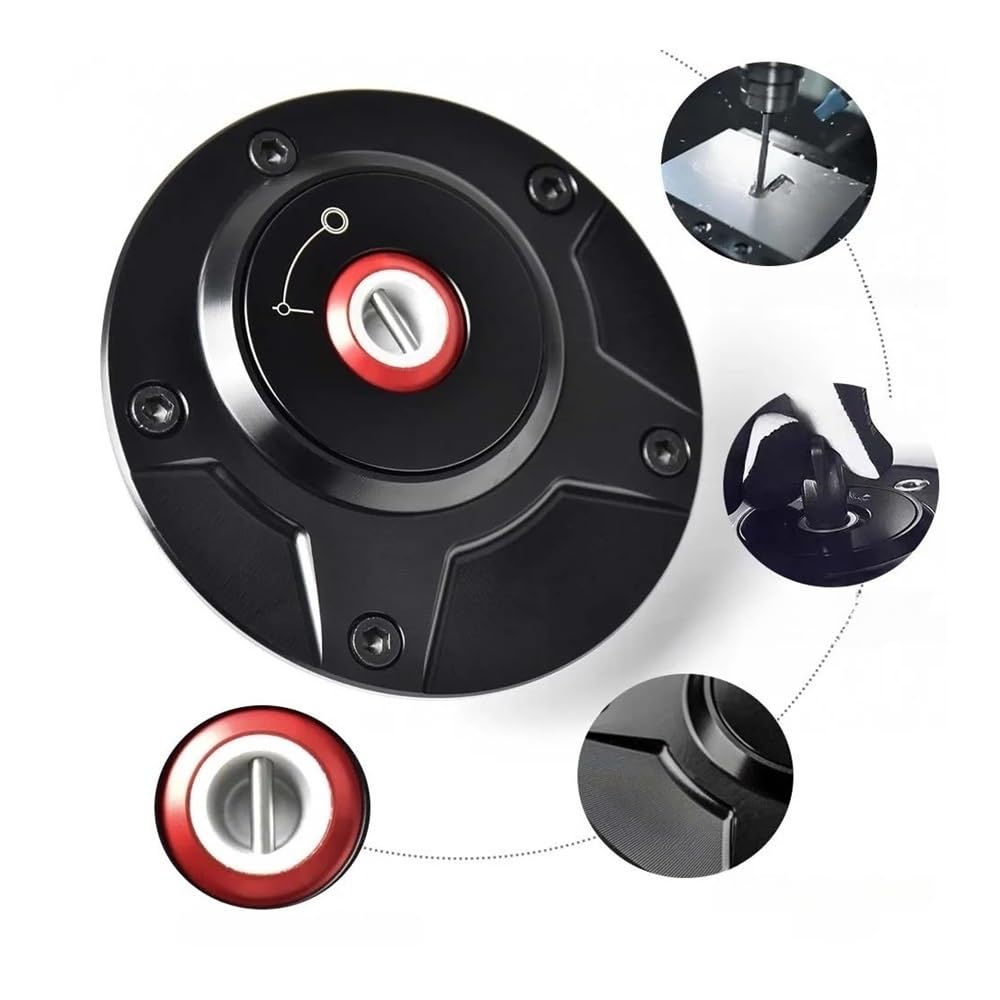 Tappo carburante moto Coperchio Del Serbatoio Carburante Con Apertura Rapida Per Motocicletta Per Mo&nster 600/620/695/750 Tappo Della Benzina Serratura Accessori