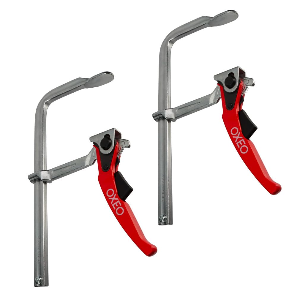 Serre joint à levier 250mm X2 - Rapide - Force de serrage 250kg - Grande envergure 250mm - Saillie 120mm - Acier forgé