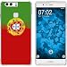 Produktbild PhoneNatic Case kompatibel mit Huawei P9 Silikon-Hülle WM Portugal M8