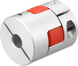 DMiotech 8mm to 8mm Flexible Shaft Coupling 30mmx35mm Aluminium Alloy Motor Connector Coupler for 3D Printer CNC Machine and Servo Stepper Motor