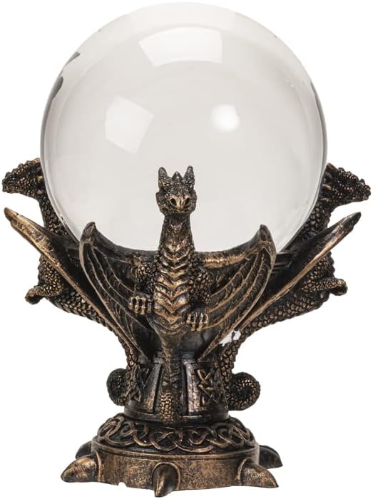 Pacific Giftware Dragon Gazing Ball, Multicolor
