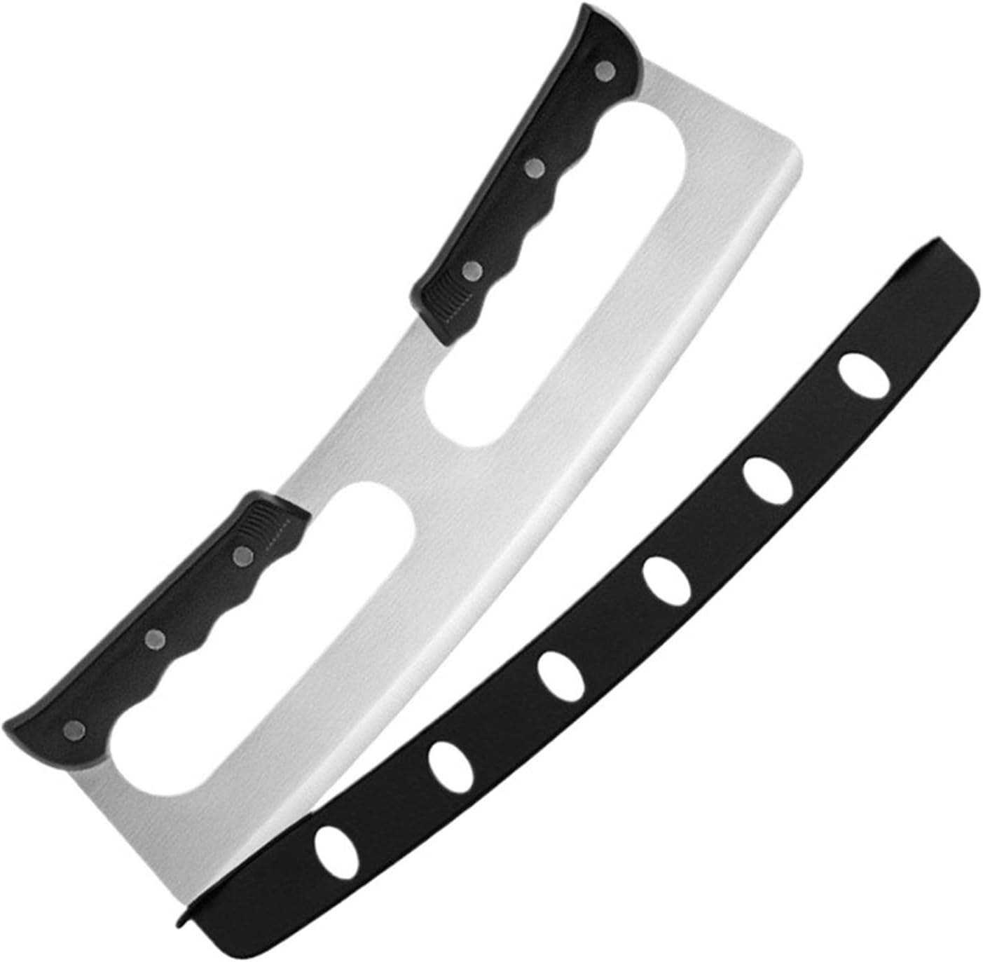 Handle Stainless Steel Pizza Cutter Large Size For Fast Easy Slicing Through Thick Crusts Pizza Wheel