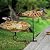 teyigarden 2-in-1 Deck Mounted Bird Bath, Glass Bird Bath Bowl with Adjustable Sturdy Metal Clamp Garden Birdbath & Bird Feeder for Outdoors Balcony Patio Deck Railing Decoration(Sunflower)