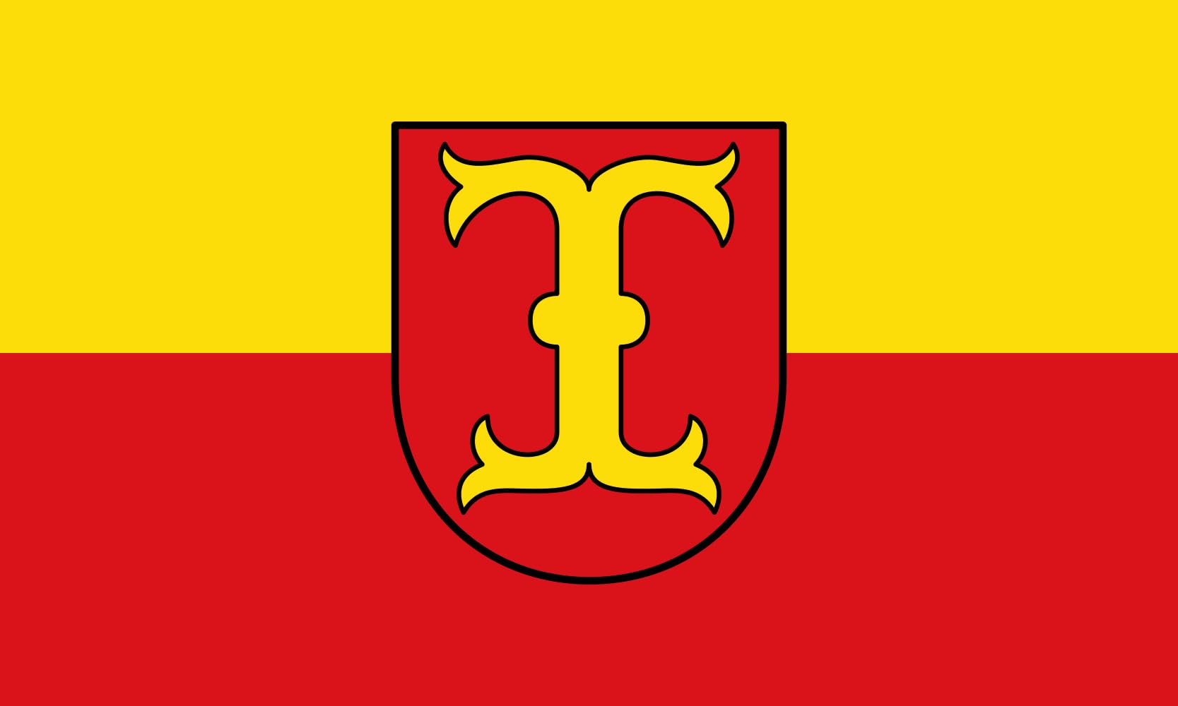 Drapeau Waake pour décoration de salle et événements culturels allemands