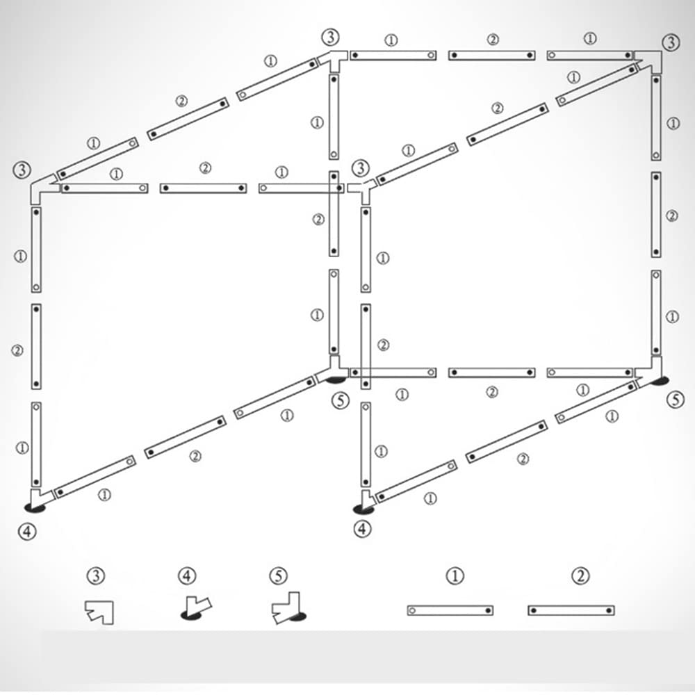 INTSUPERMAI Portable Foldable Golf Hitting Cage Golf Cage Netting Golf Practice Network Portable Batting Cage for Backyard