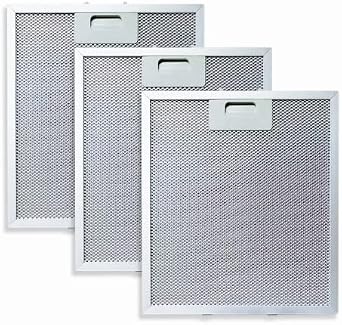 3X Cooker Hood Vent Filter 267 x 305 x 9 mm for Elica GRI0009219