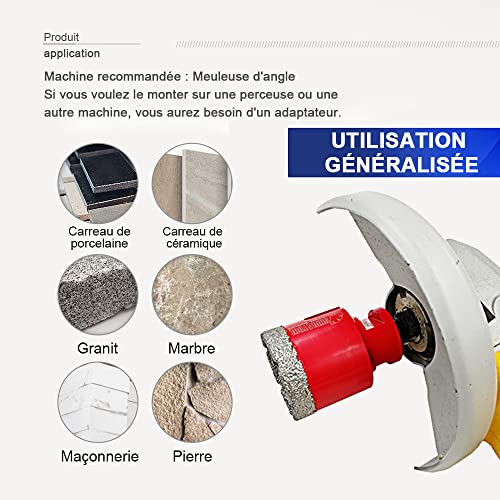 SHDIATOOL Punte diamantate 2 pezzi 6mm trapano