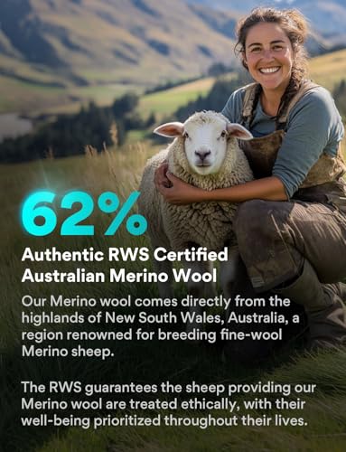 Merino Wool Midweight Hiking Socks Micro Crew Compression Moisture Wicking Anti-Blister Cushioned Womens3