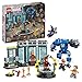 Produktbild LEGO Marvel Iron Mans Labor: Halle der Rüstungen - Superhelden Spielzeug mit Einer Mech Figur, 5 Minifiguren inkl. Aldrich Killian - Avengers Geschenk für Jungen und Mädchen ab 8 Jahren 76315