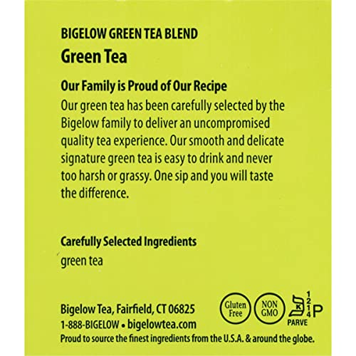 Bigelow Classic Green Tea, Caffeinated, 20 Count (Pack Of 6), 120 Total Tea Bags #TOP3