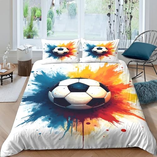 Parure de lit foot 3D hypoallergénique en microfibre douce - 4