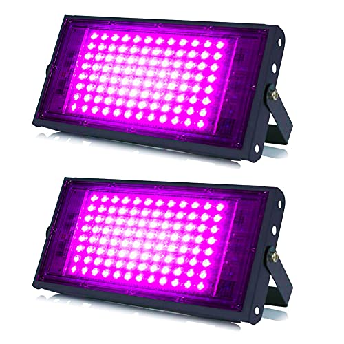 Image of MLD BL2075 10W Led Flood Light AC 220V Waterproof Brick Focus Floodlights for Indoor Outdoor Lights | Pink | 10 Watt | Pack of 2