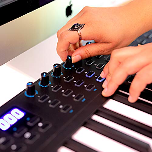 Alesis VI61-61-Key USB MIDI Keyboard Controller with 16 Pads, 16 Assignable Knobs, 48 Buttons and 5-Pin MIDI Out Plus Production Software Included by Alesis - Image 2