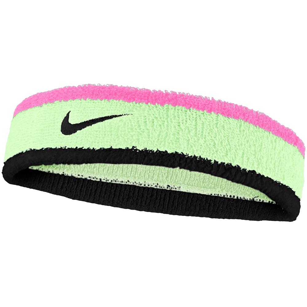 Nike Swoosh Classic Headband Barely Bolt/Playful Pink/Black BN1000-725