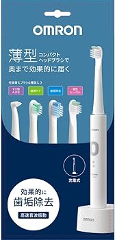 Amazon.co.jp: オムロン 音波式電動歯ブラシ Mediclean3040 HT-B3040-W