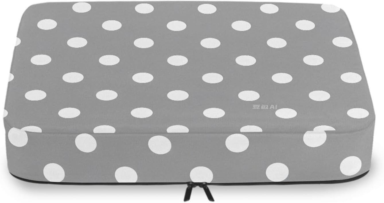 Cartoon Dot Grey 4 Pcs set organizer for luggage Mesh Travel Essentials portable packing cubes for diaper