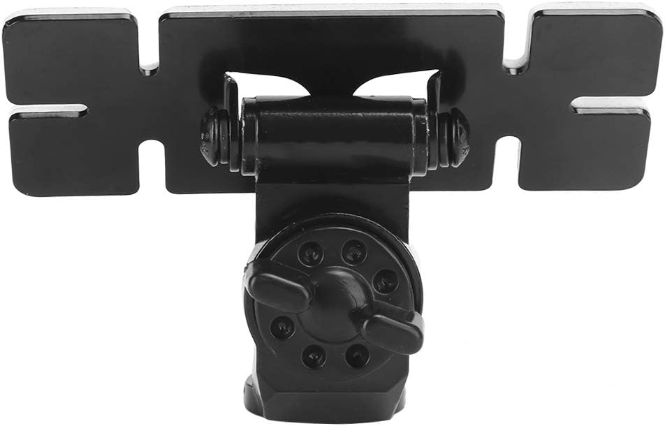 Universal Car Antenna Mount Bracket Clip, Heavy Trunk Cover Stand with 2 Axle Adjustment for Flexible Installation, Paste Installation Method