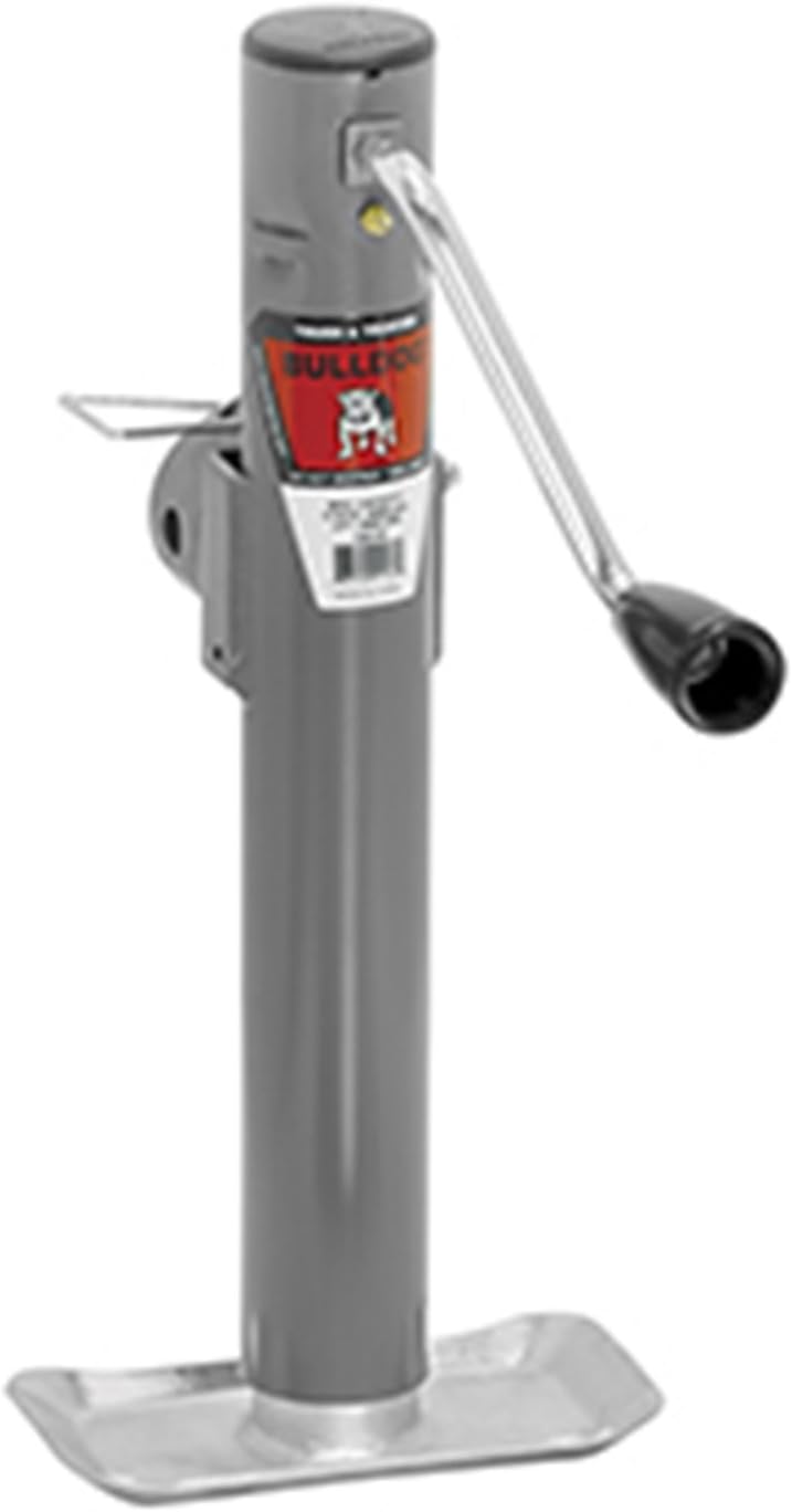 FultonSwivel Jack (Sidewind, 15-Inch Travel, Weld-On Tubular Mount, 2000-Pound Lift Capacity, Includes Foot Plate)