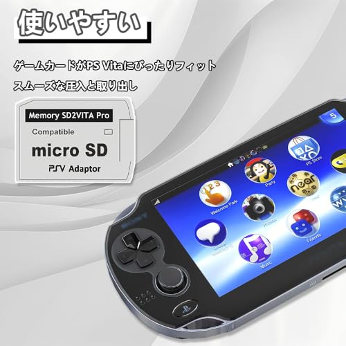 Deiboun バージョンSD2Vita 5.0メモリーカードアダプター Ultimate PS Vita PSVSDマイクロSDアダプターPSV 1000/2000 PSTV FW 3.60 電化製品エンソーシステム