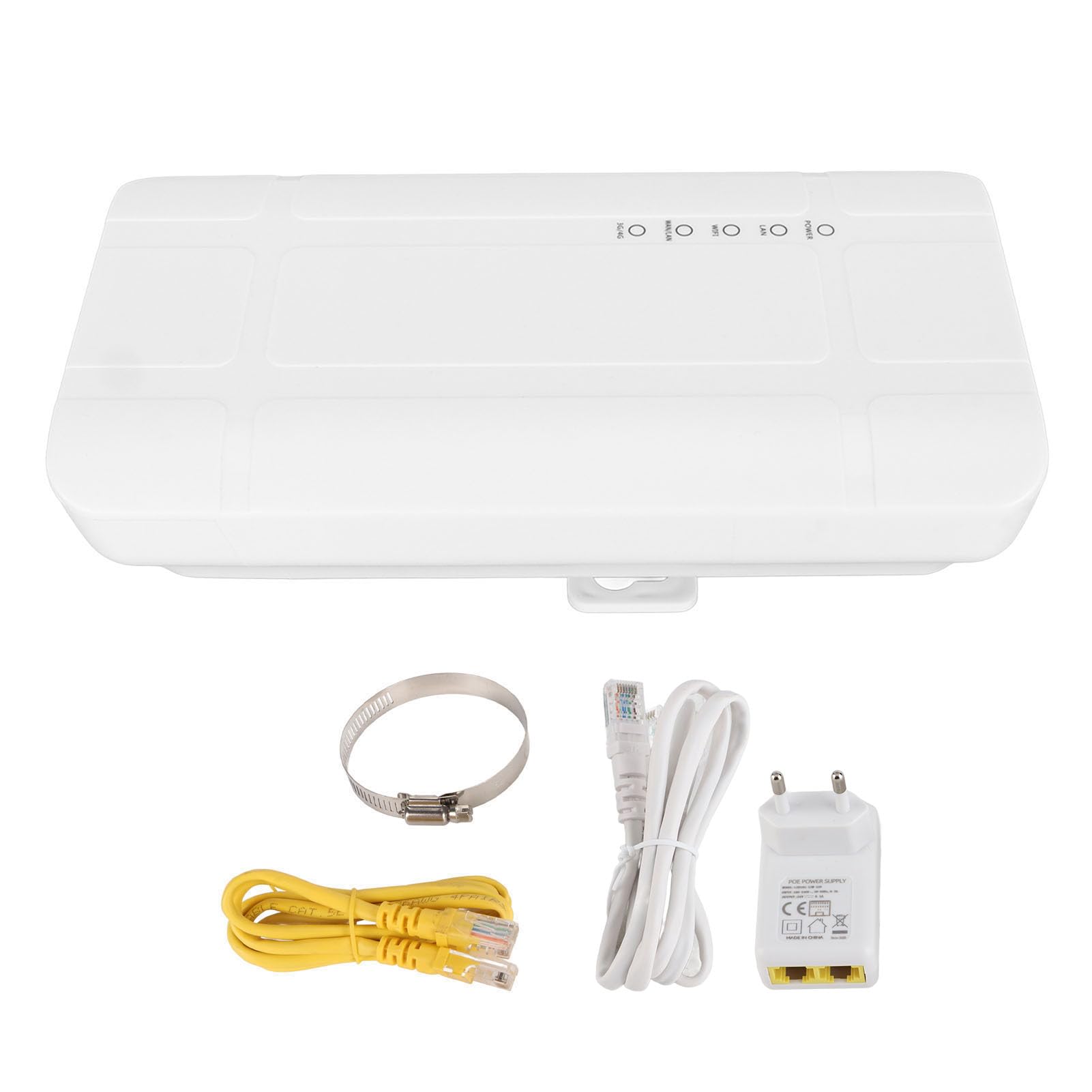 Jectse Mobile Wi -fi Access Point, WiFi 4G Router Plug e Riproduce Hardware Dual Hardware da 300 Mbps per la Famiglia (Spina europea)