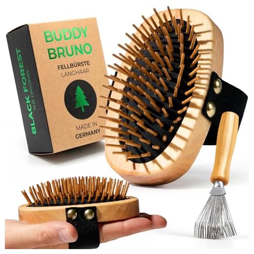 BUDDY BRUNO® Langhaar Hundebürste