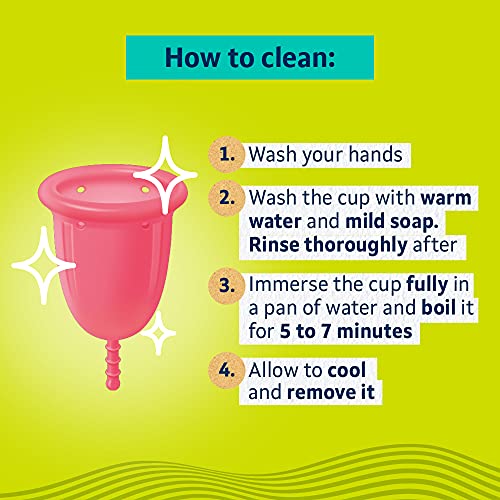 Lil-Lets Size 2 Reusable Menstrual Cup for Beginners Over 30 - Image 7