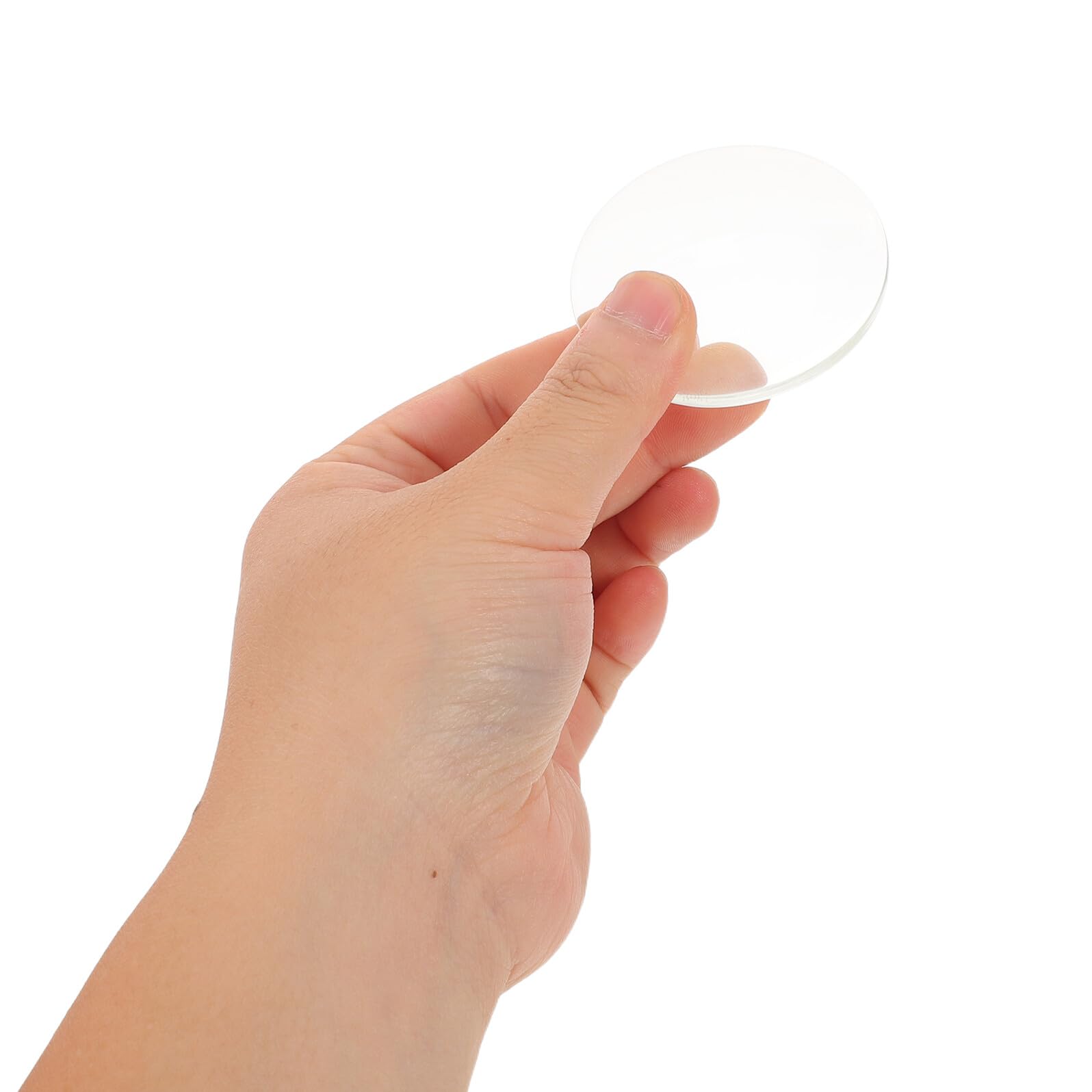 ABOOFAN Cabochons de Verre Ronds à Dôme, Dos Plat, 58mm, 15 Pièces