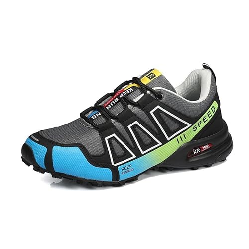 Ortho Balance - Orthopedic Pain-Relieving Walking Shoes (Grey-Blue,12)