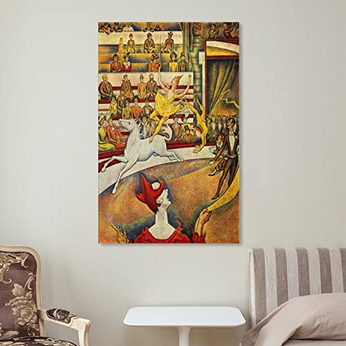 Art Posters Georges Seurat Circus Wall Decor Room Decor Posters Wall Art Paintings Canvas Wall Decor Home Decor Living Room Decor Aesthetic 12X18Inch(30X45Cm) Unframe-Style #TOP6