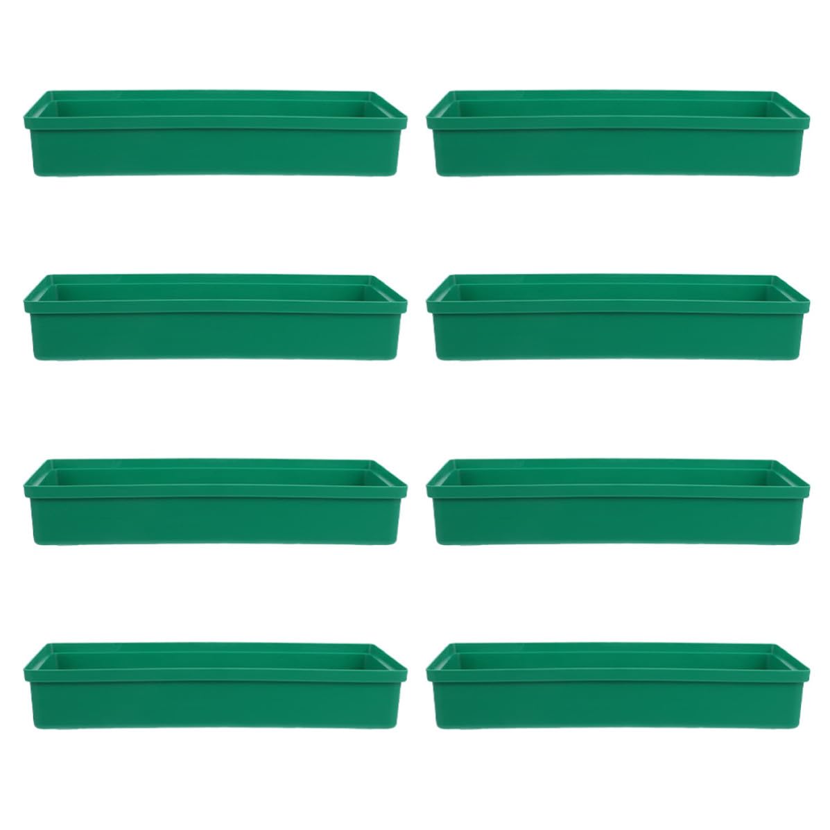 Base de barro rectangular de PP EXCEART accesorio fácil de usar y versátil de alta resistencia