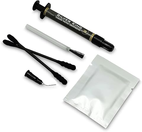 Pasta térmica de Metal líquido, 79 W/MK de Alto Rendimiento, Pasta de disipador de Calor de Silver King, CPU para Todos los refrigeradores, 1 gramo