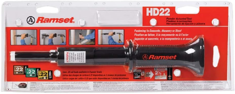 Ramset ITW 00022 HammerShot Low Velocity Powder Actuated Tool .22 Cal