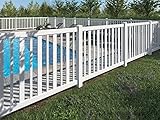 WamBam Fence BL19103 No Dig Sturbridge Vinyl Fence, White