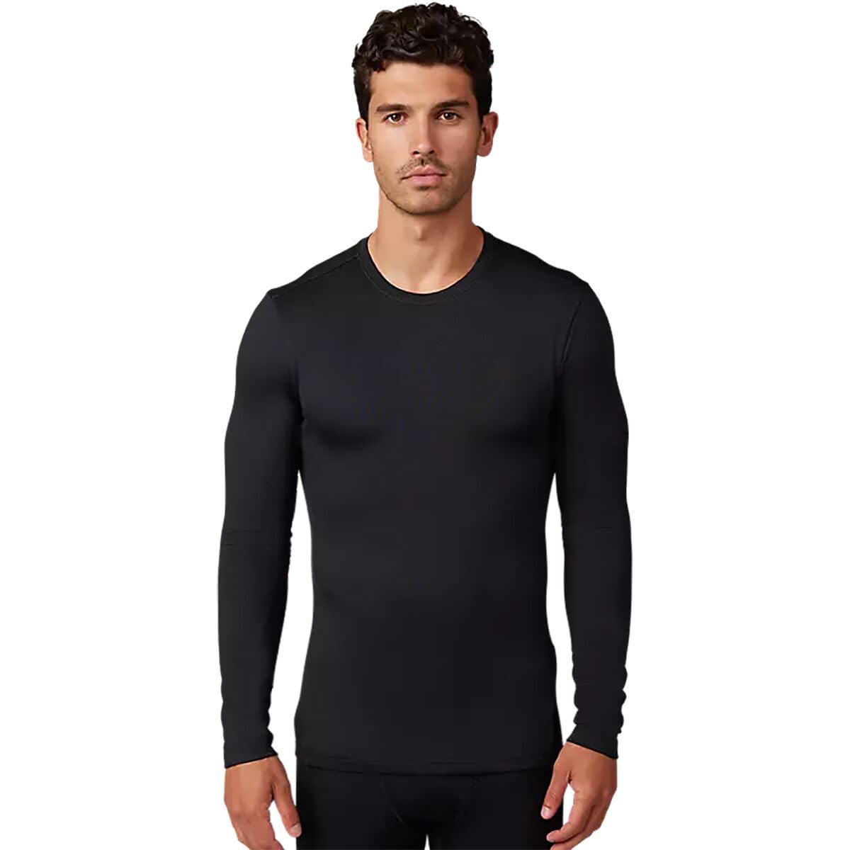 Fox Racing Tecbase Fire LS T-Shirt Unisex-Adulto