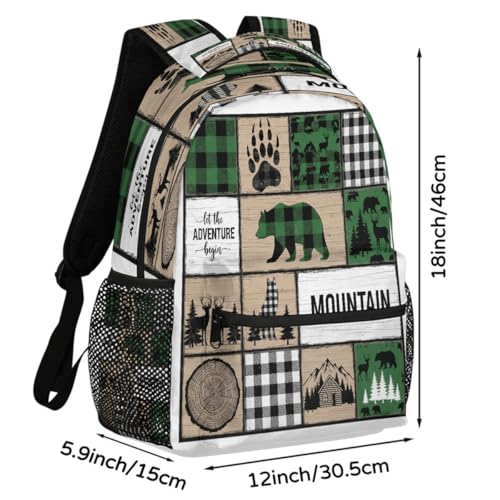 Mochila escolar de viaje Adventure Begin para portátil de 15.6 pulgadas 2