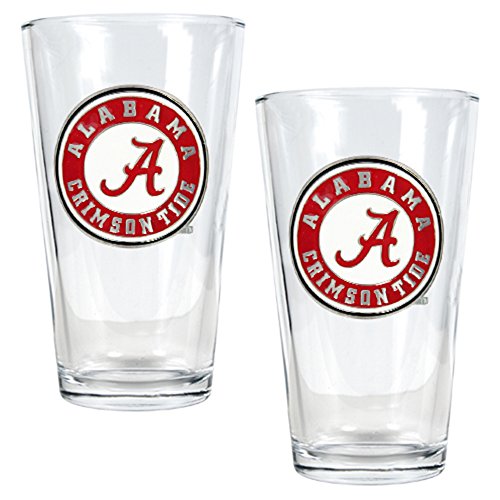 Alabama Crimson Tide 2-Piece Pint Ale Glass Set