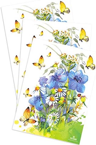 Petani Floral Baby Shower Decorations Neutral, 50 gender Reveal Baby Prediction And Advice Cards, 5X