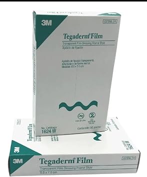 صلصة Nexcare Tegaderm الشفافة - 2-3/8 بوصات X 2-3/4 بوصات - 100