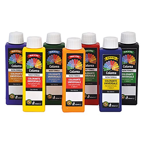Colorante universal 'Colorea' apto para esmaltes, Idropitture y pintura. Tipo universal, a formulazione concentrata. De bote.